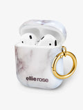 White Marble Airpods Case