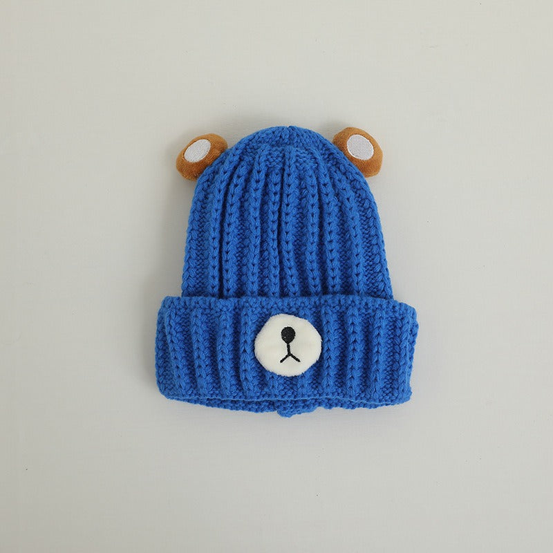 Autumn and winter children warm knitted hat