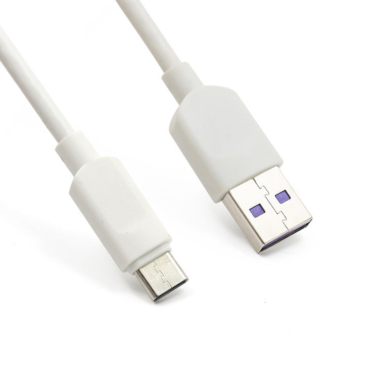 Super Fast Charging USB Single Head Mobile Phone Data Cable Type C