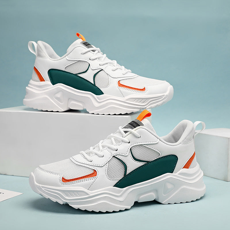 Men's Fashion Platform Sneakers - Casual Athletic Shoes