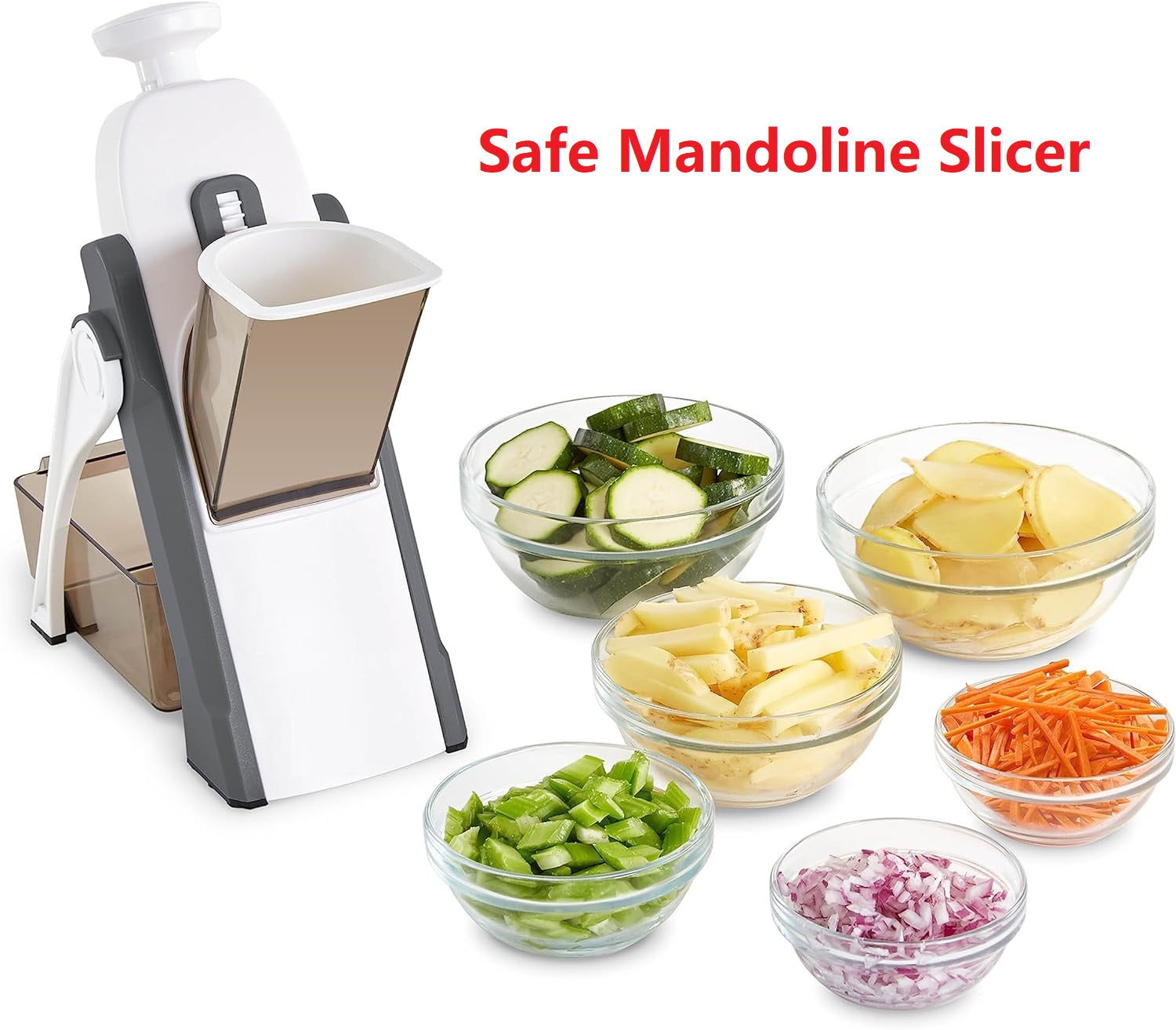 Safe Slice for Vegetables, Meal Prep & More with 30+ Presets