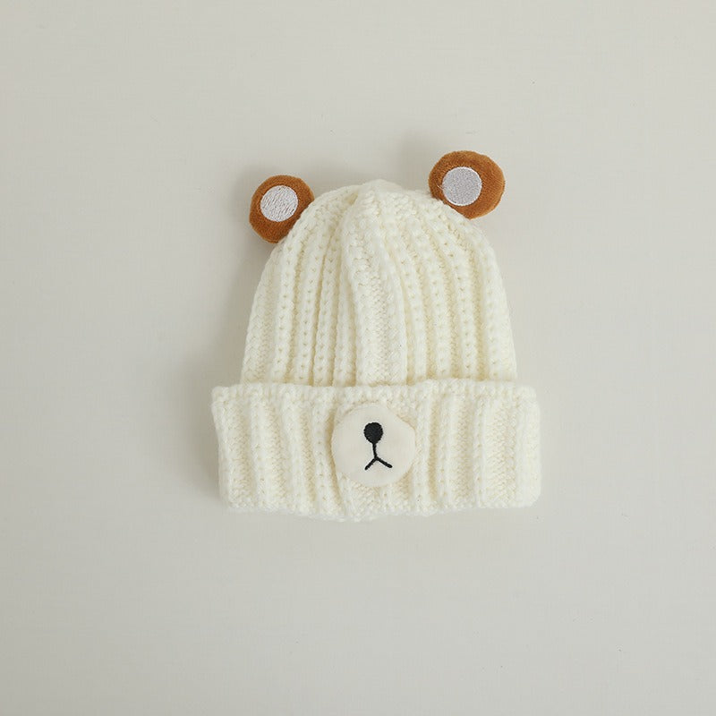 Autumn and winter children warm knitted hat