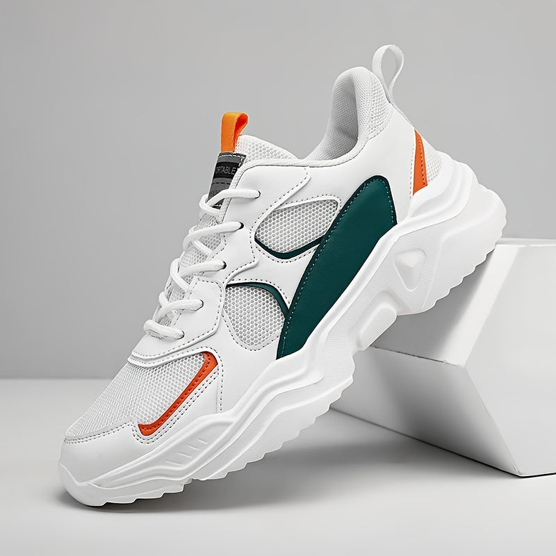 Men's Fashion Platform Sneakers - Casual Athletic Shoes