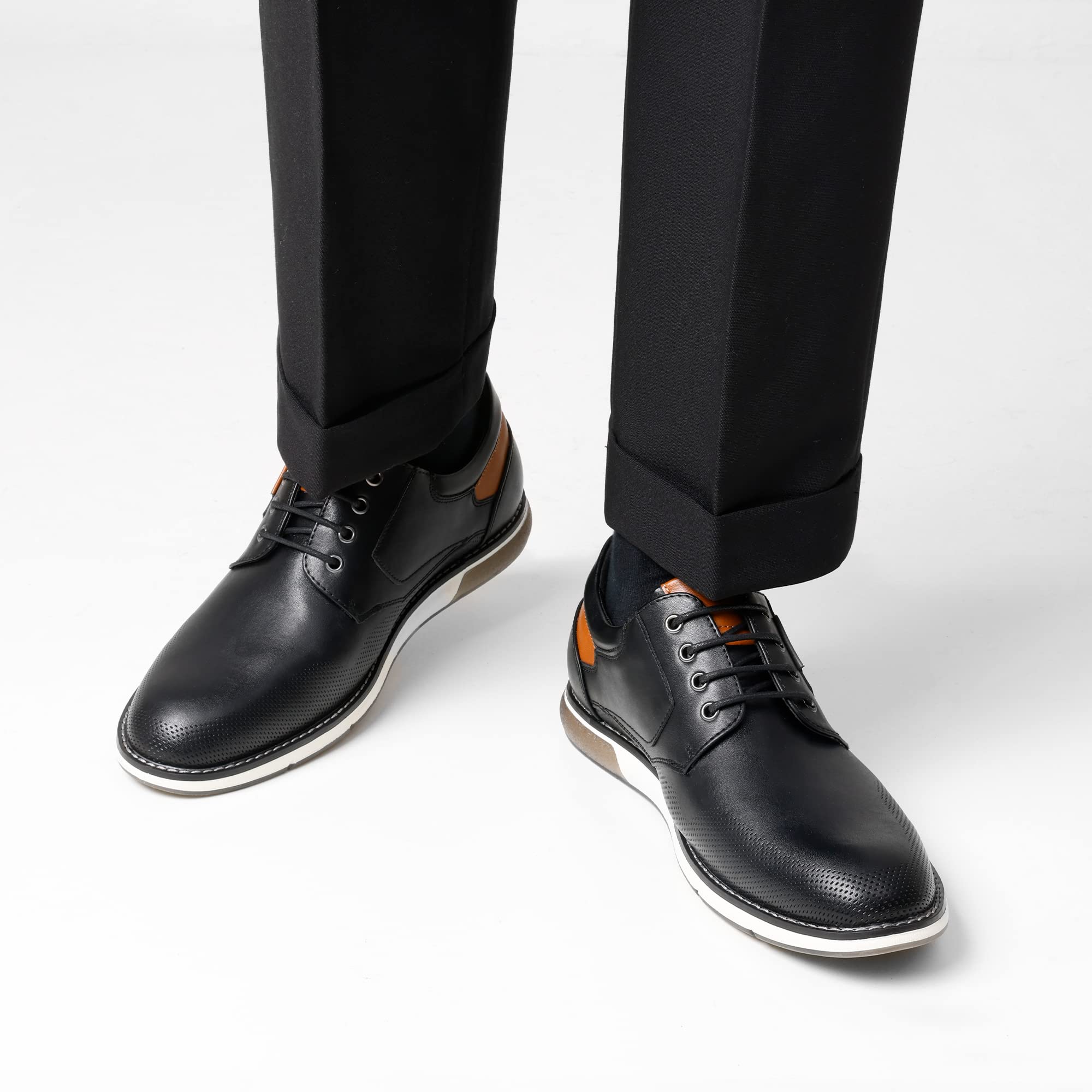 Bruno Marc Men's Casual Dress Shoes,Size 8-13 ,Black