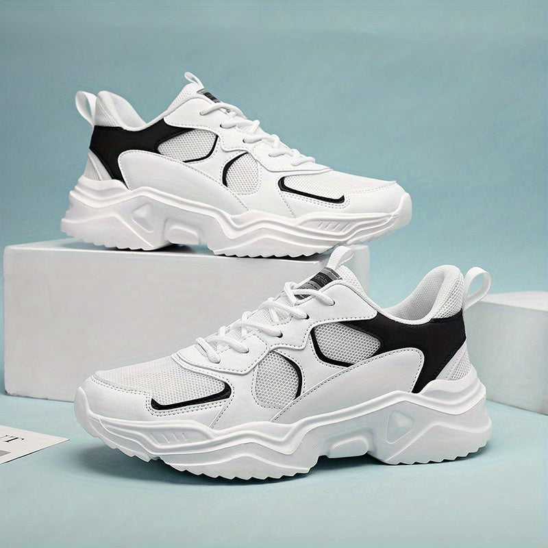 Men's Fashion Platform Sneakers - Casual Athletic Shoes