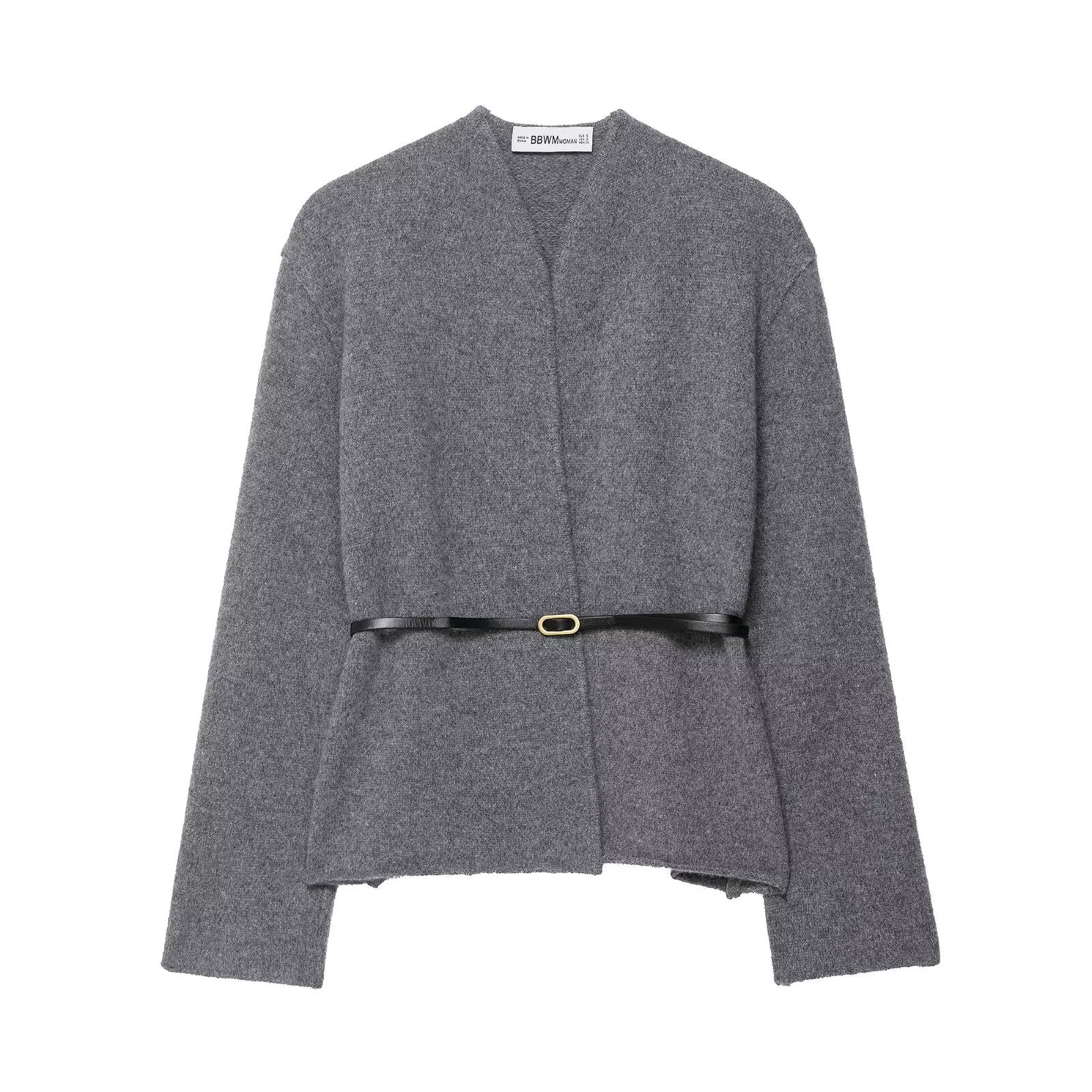 V-neck with waistband jacket