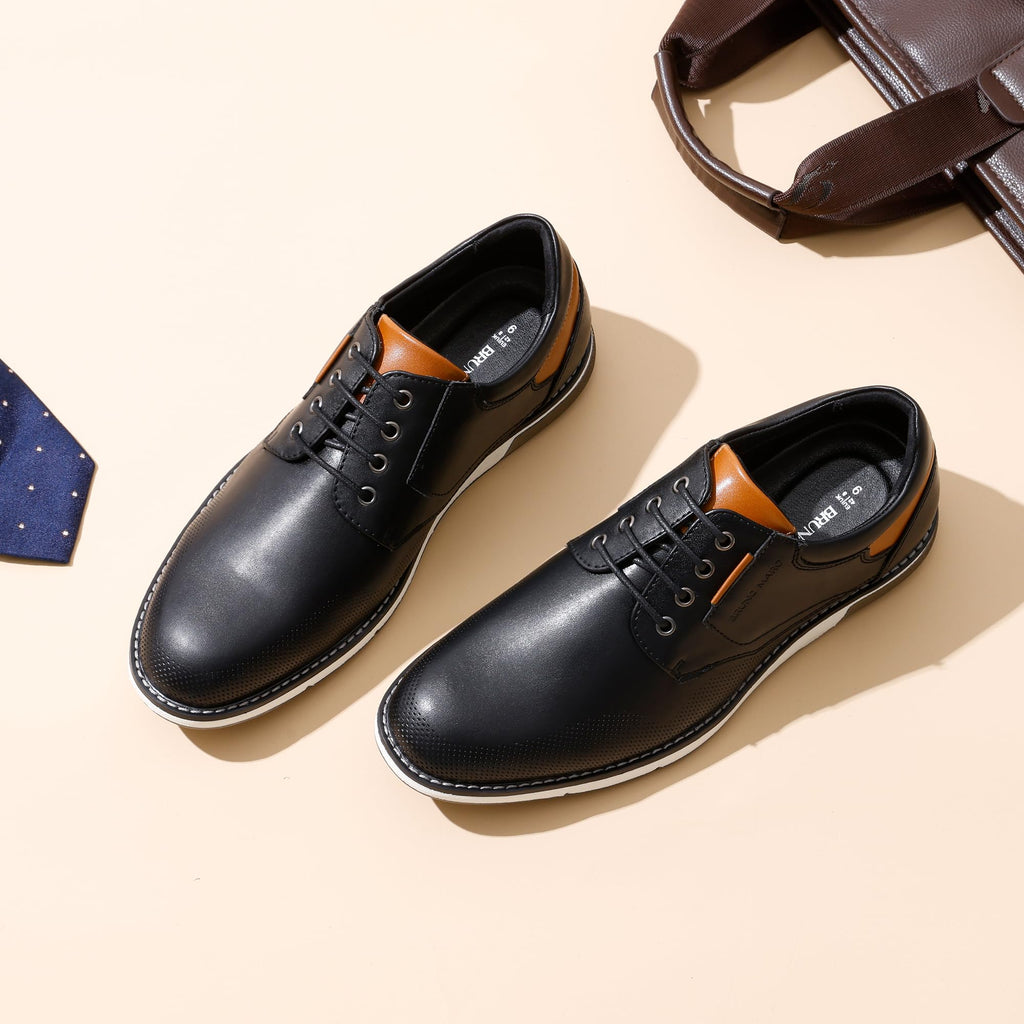 Bruno Marc Men's Casual Dress Shoes,Size 8-13 ,Black