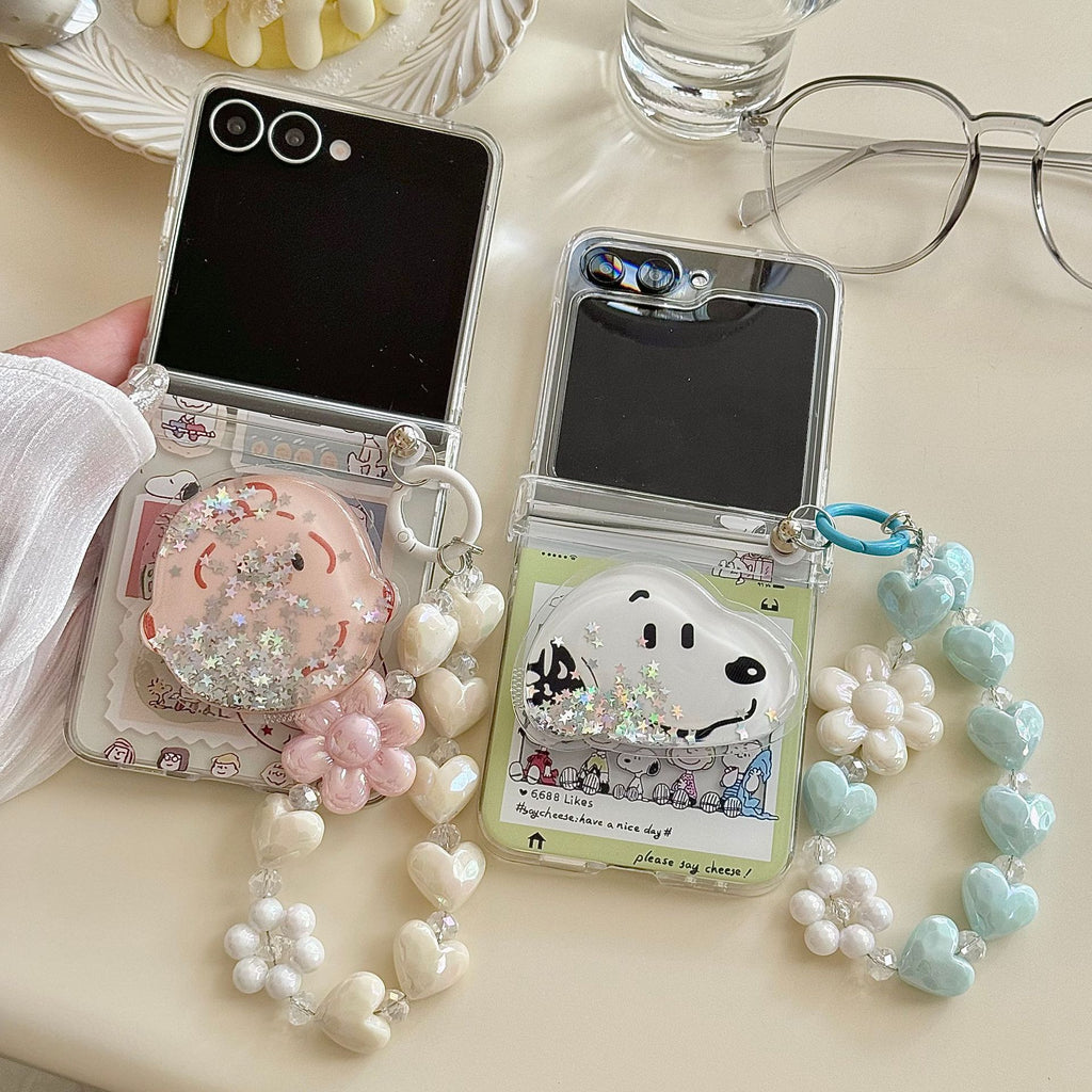 Cartoon Snoopy Samsung Suitable For Zflip7 Phone Case