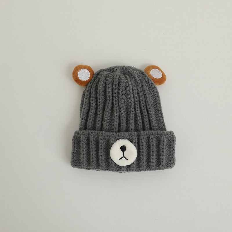Autumn and winter children warm knitted hat