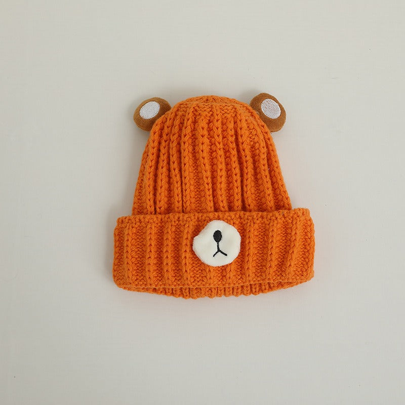 Autumn and winter children warm knitted hat