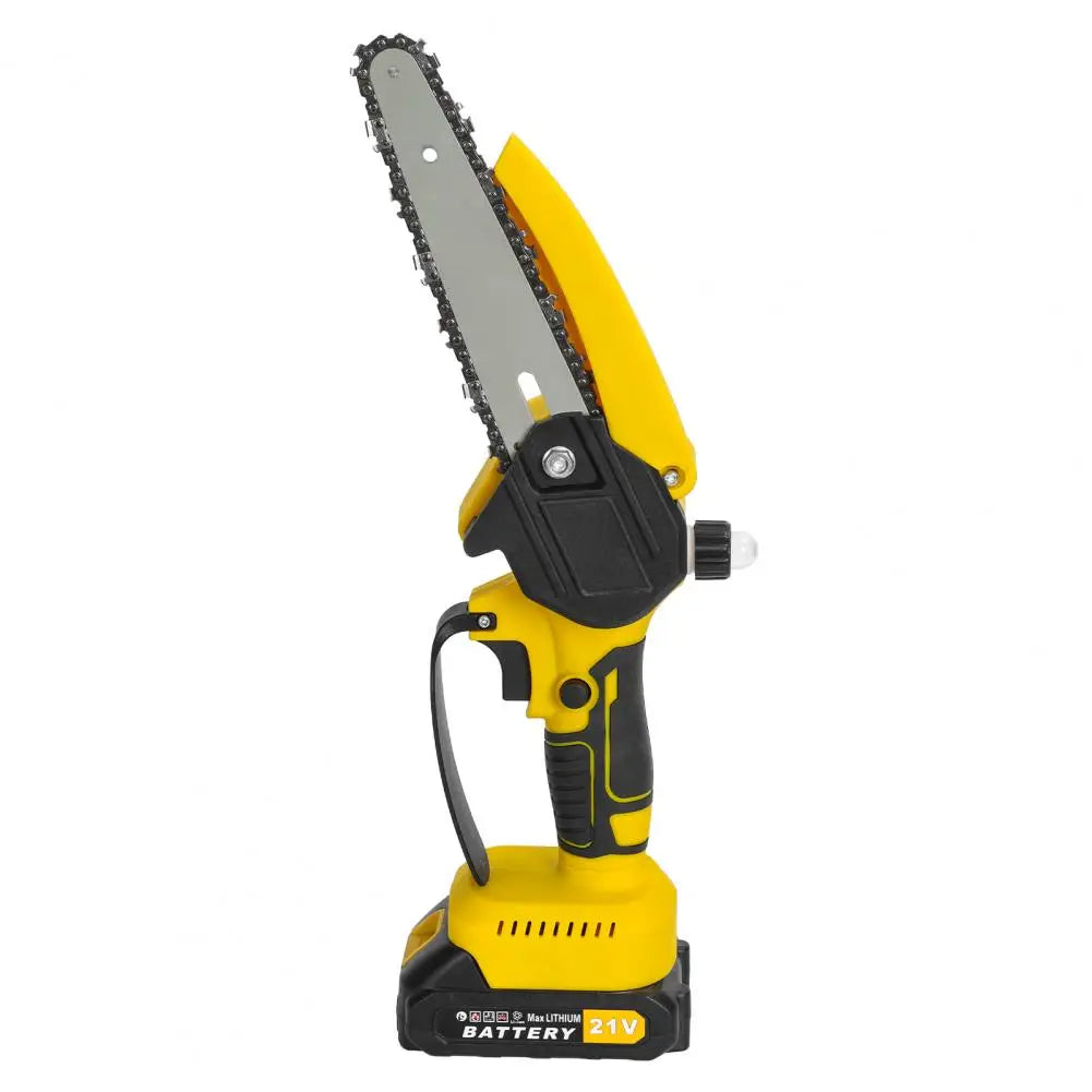 Cordless 2-in-1 Pole Saw And Mini Chainsaw 6-Inch Brushless Electric Chain Saw with 5.9 Feet Max Reach for Trimming And Cutting