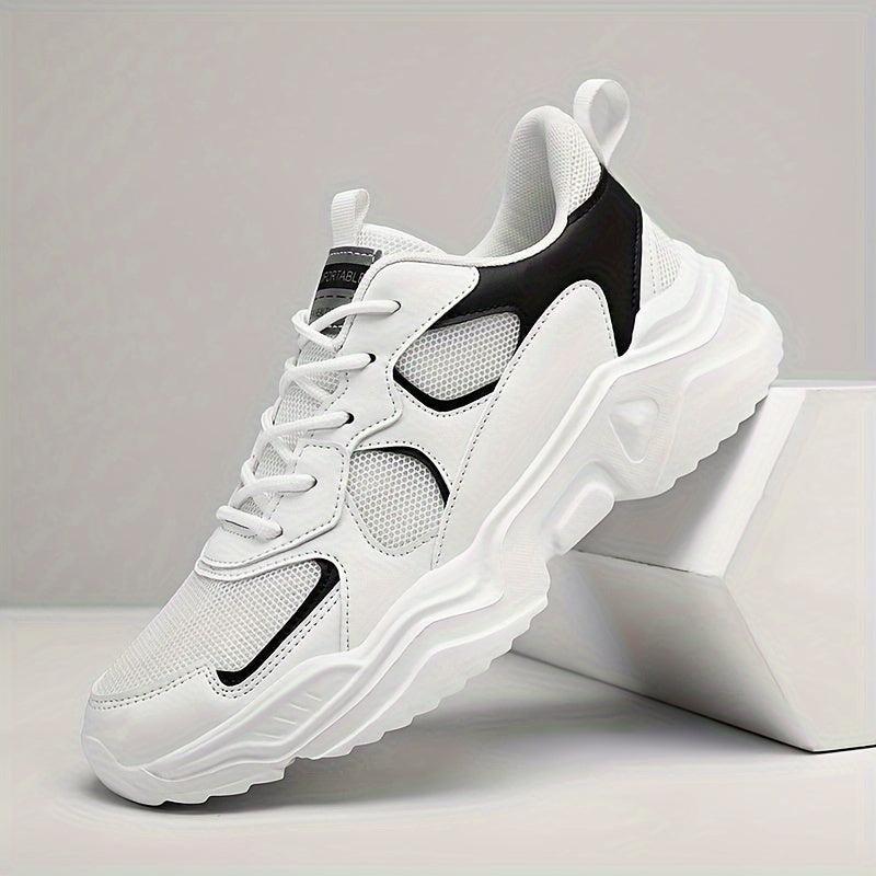 Men's Fashion Platform Sneakers - Casual Athletic Shoes