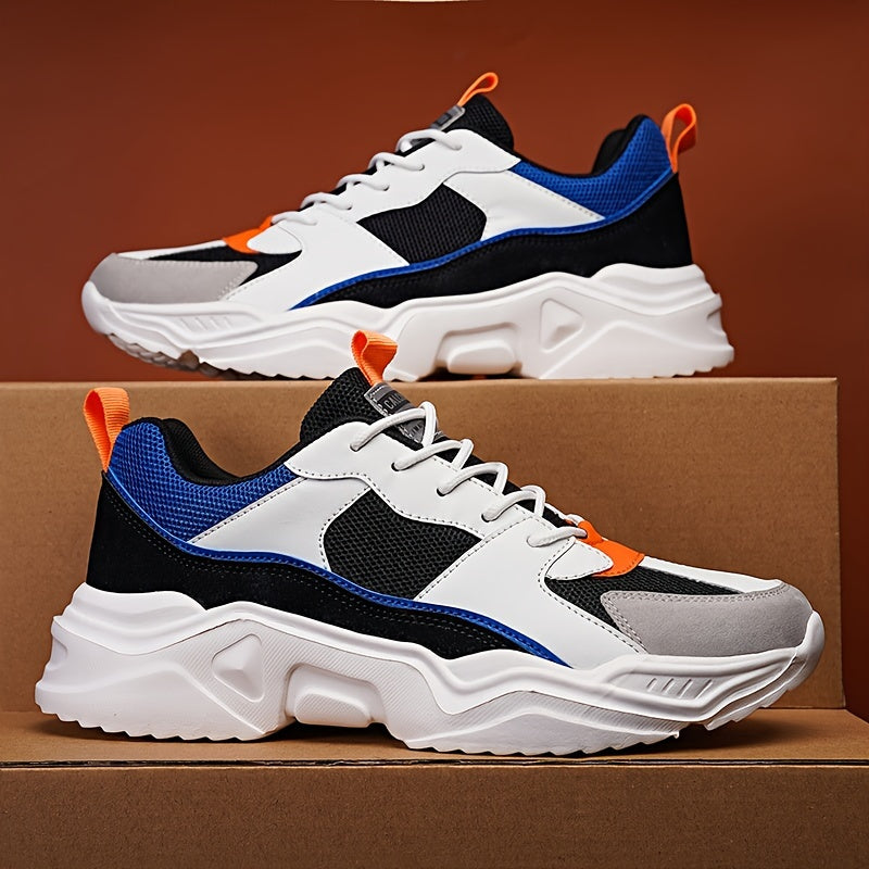Men's Fashion Platform Sneakers - Casual Athletic Shoes